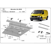 Blindage Moteur Boîte Mercedes Vito W638 1996-2003 Acier 2 mm